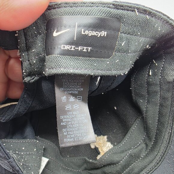 Nike x Disney Mickey Mouse Black Adjustable Hat Unisex Casual Cap Outdoors - Picture 6 of 10